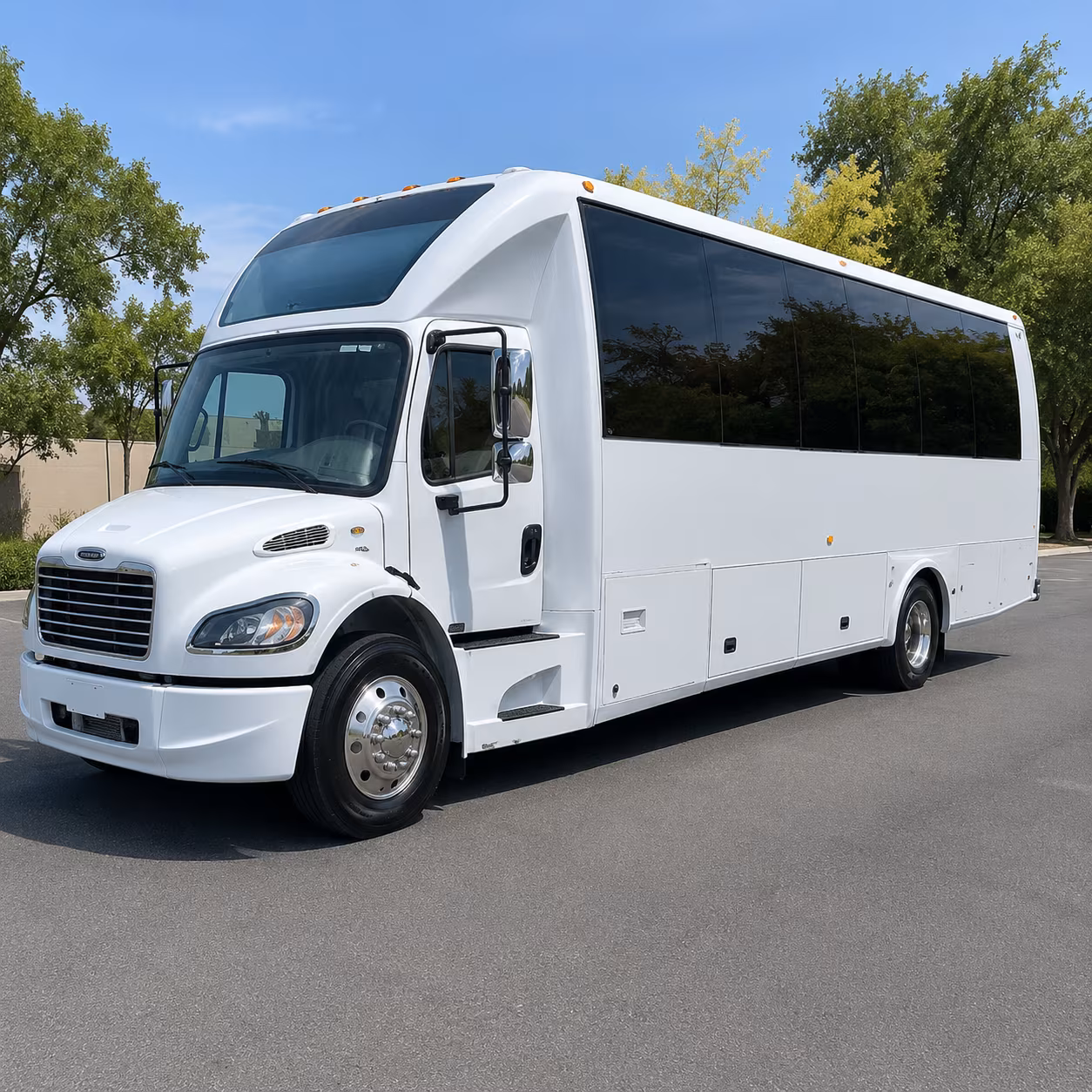 corporate shuttle buses for woodbury business parks and conference centers