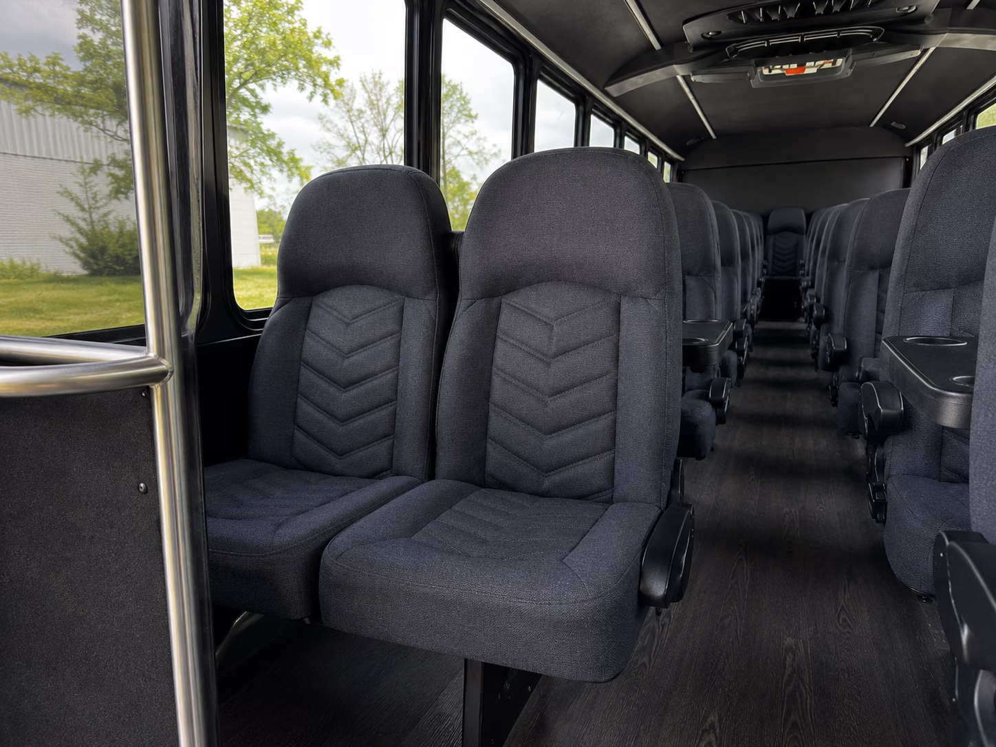 woodbury 18 passenger minibus inside