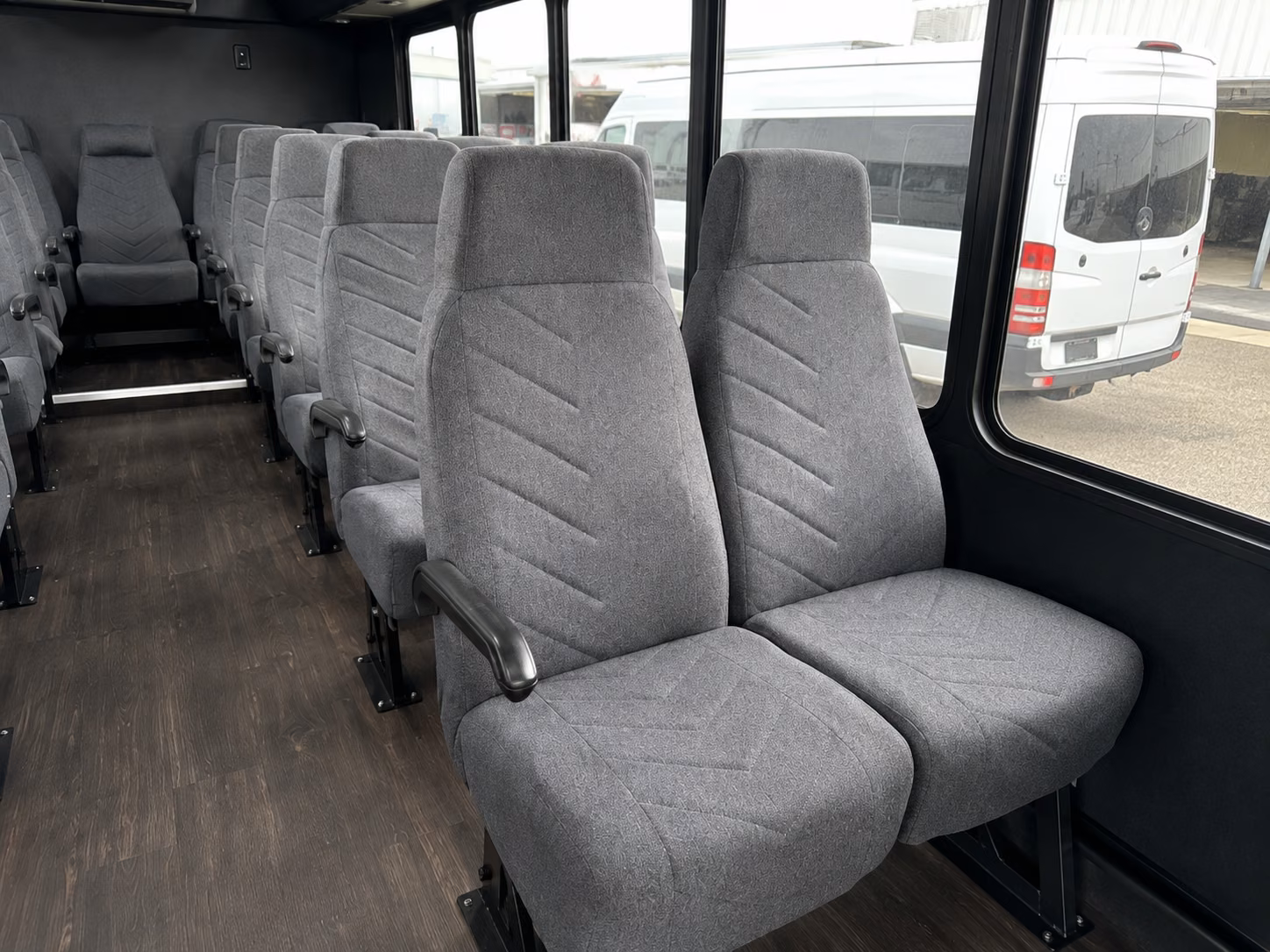 woodbury 20 passenger minibus inside