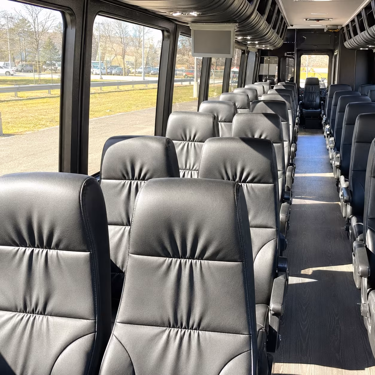 woodbury 25 passenger minibus interior