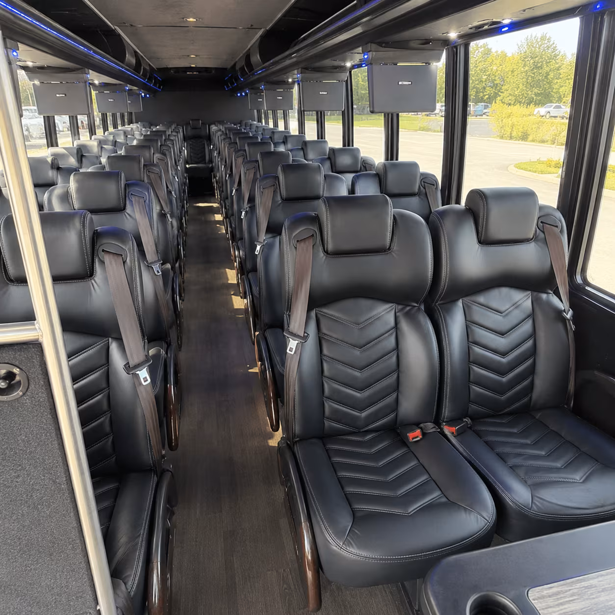 woodbury 30 passenger minibus inside