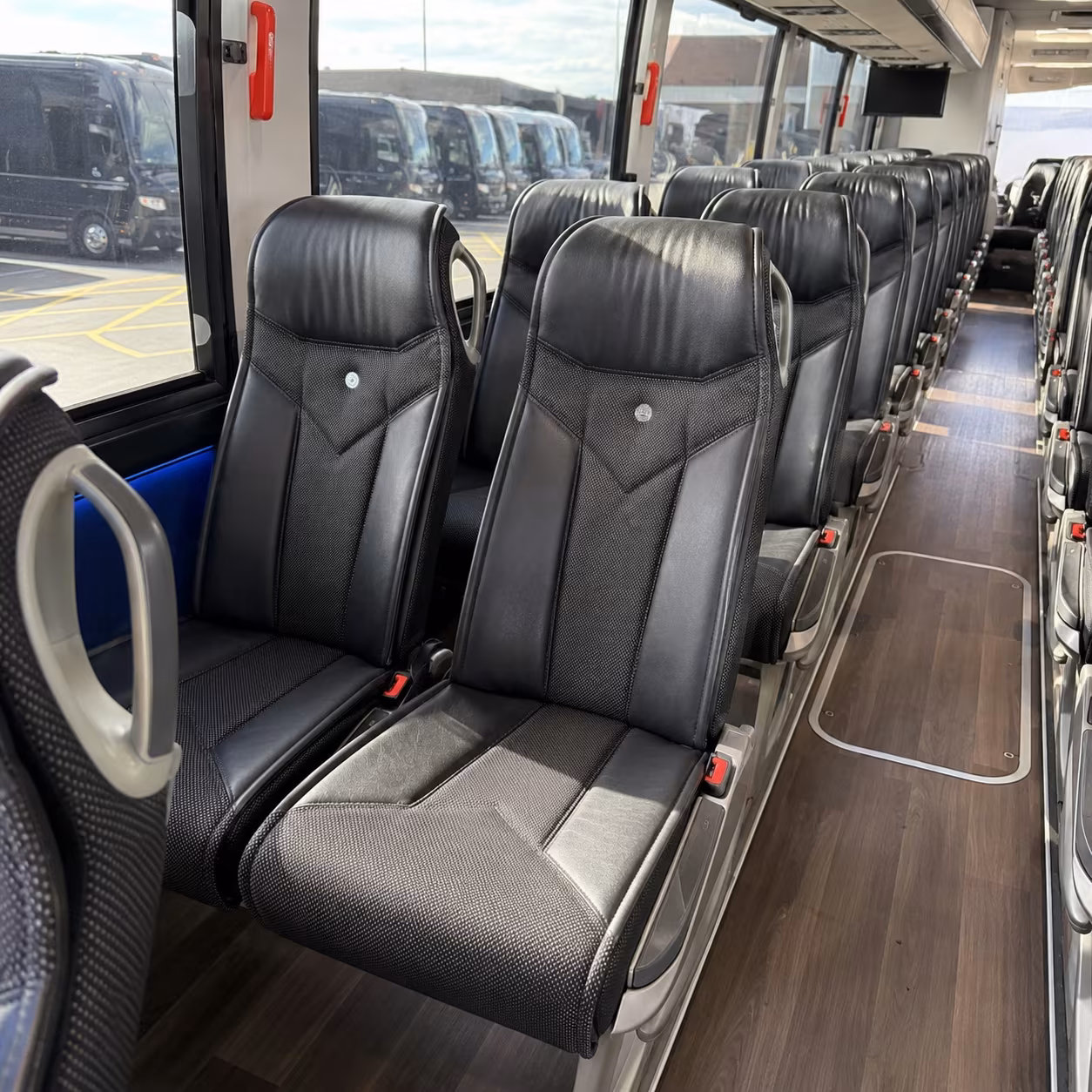 woodbury 40 passenger charter bus interior