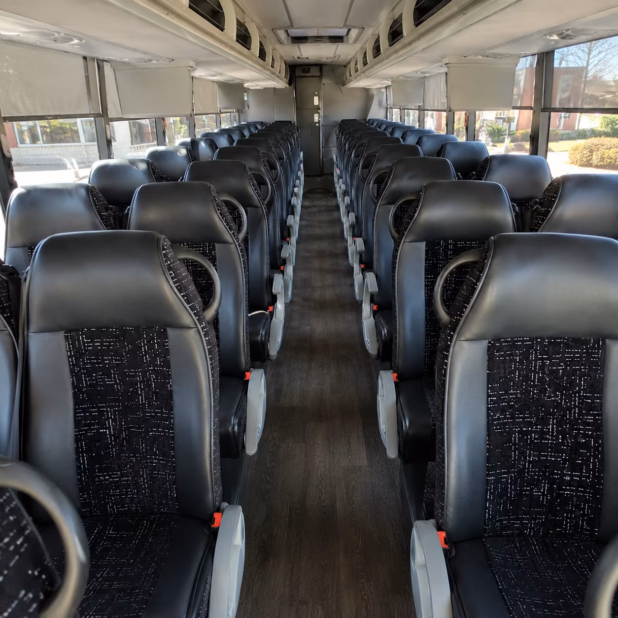 woodbury 54 passenger charter bus inside