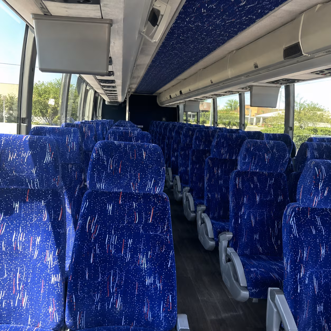 woodbury charter bus inside