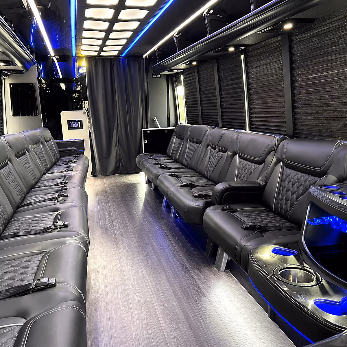 woodbury party bus inside