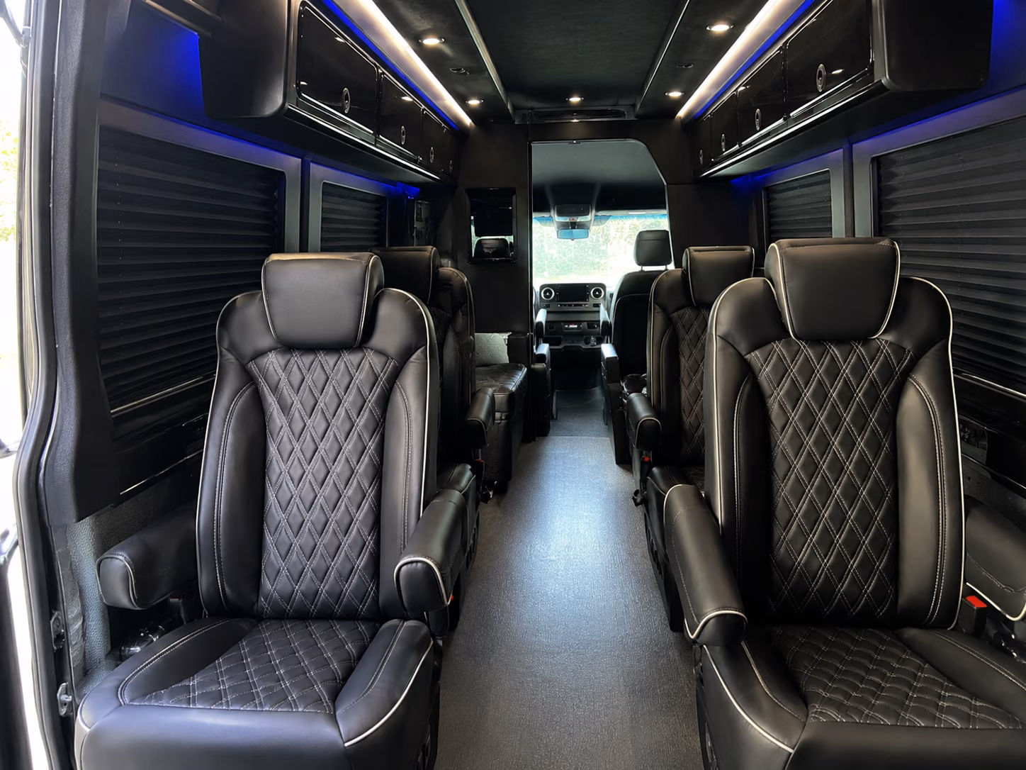 woodbury sprinter van with driver inside